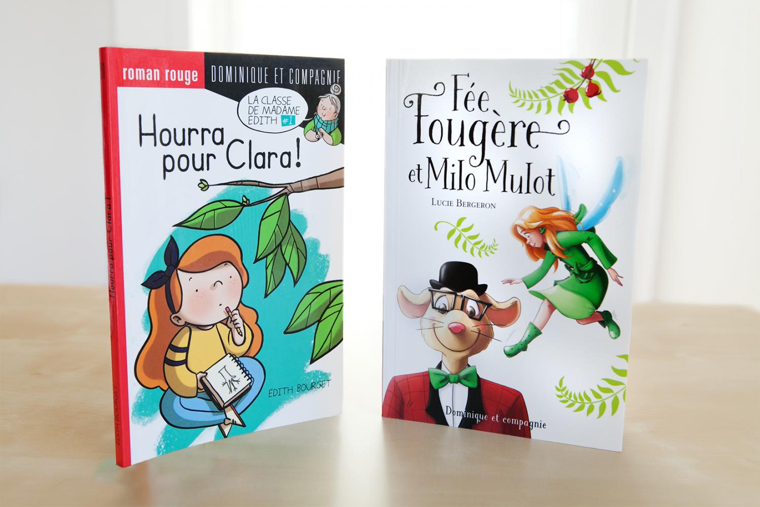 Direction artistique: mariebleu, illustrations: Boum, Sabrina Gendron / Dominique et Compagnie.